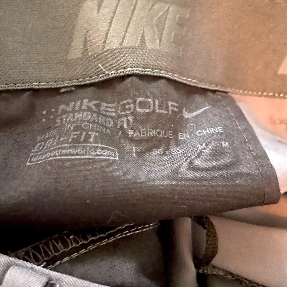 Nike golf grey pants size 30/30 size medium